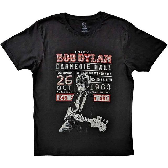 Camiseta Bob Dylan Carnegie Hall 1963 Live L