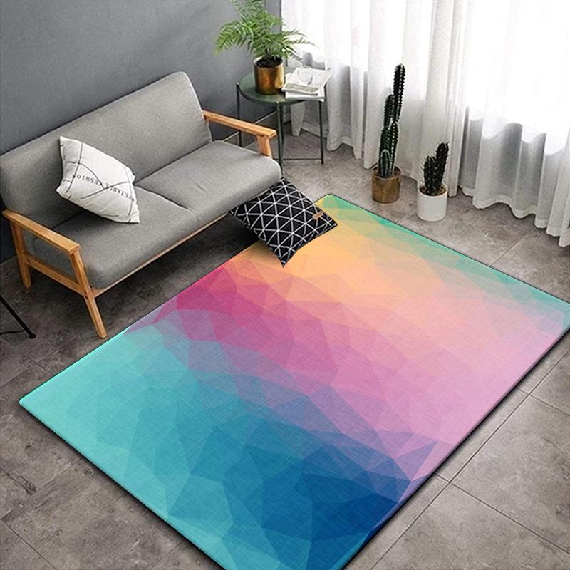 Fashionable Color Carpet for Living room,Non Slip  BATHROOM Mat, Outdoor rug,Portable Lightweight Picnic Mat,bedroom Decor Rug