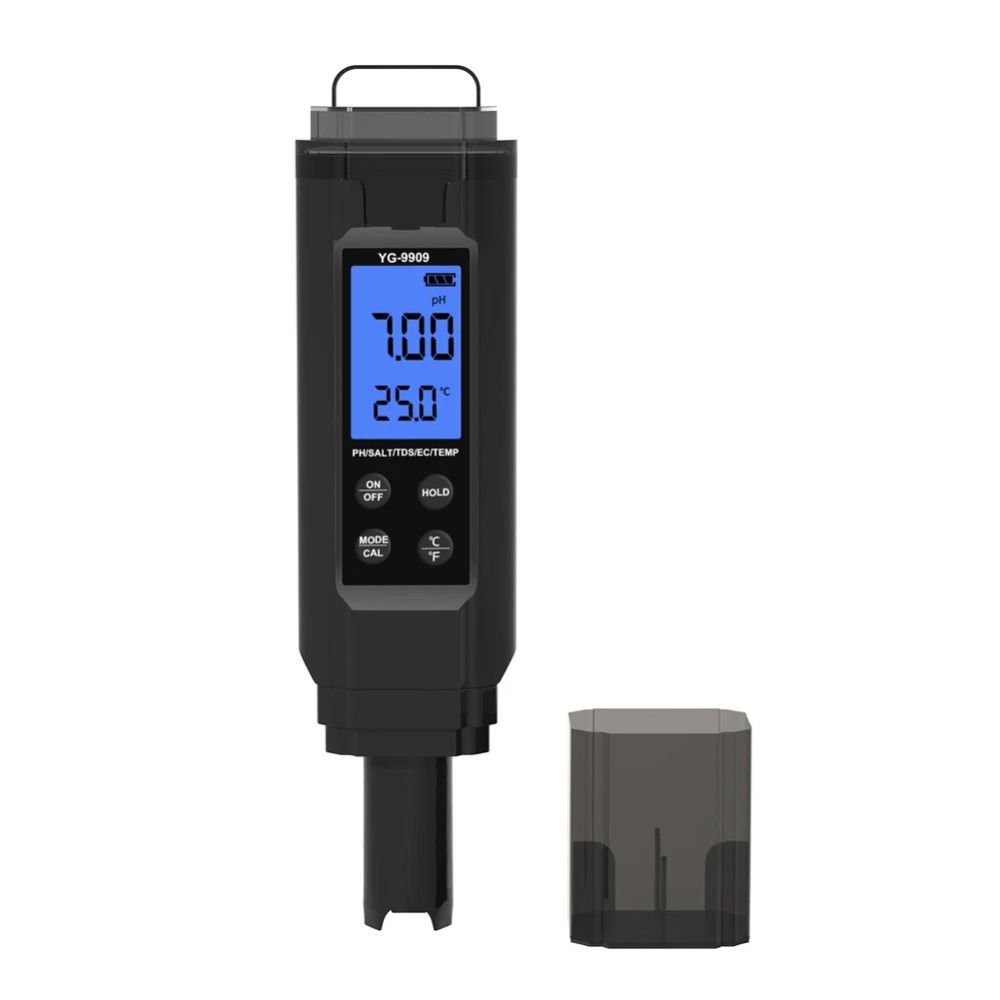 Multifunction Household Water Test Pen 5-in-1 Digital PH Meter Water Quality Meter  Aquaculture