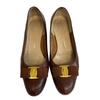 Salvatore Ferragamo Lizard Vara ribbon pumps Brown Lizard Women Used