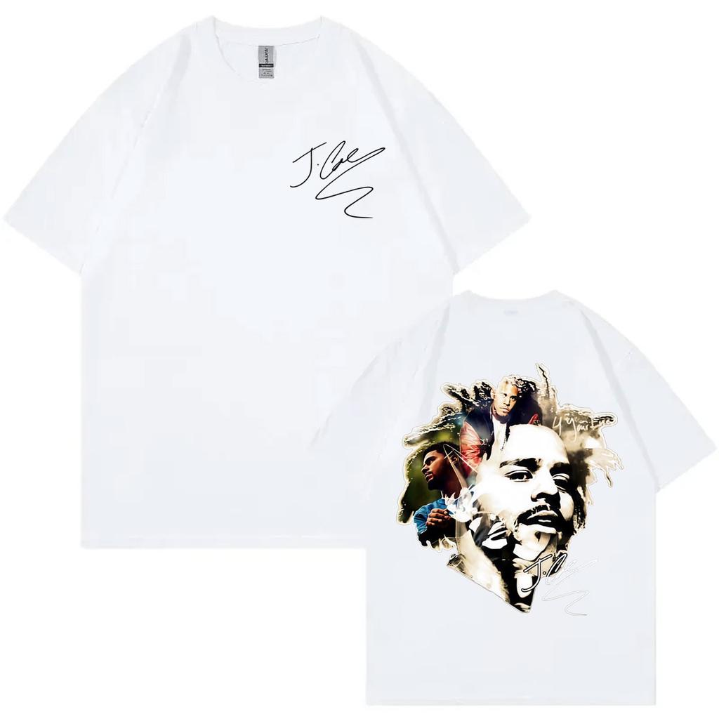 Rapper J Cole Graphic T Shirts Men Women Clothing Fashion Hip Hop Tshirt Summer Casual Cotton Short Sleeve Tshirts Streetwear