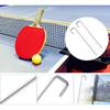 2pcs Table Tennis Net J-Clip Replacement Accessory For Sports Table Tennis Net Clip Easy Installation
