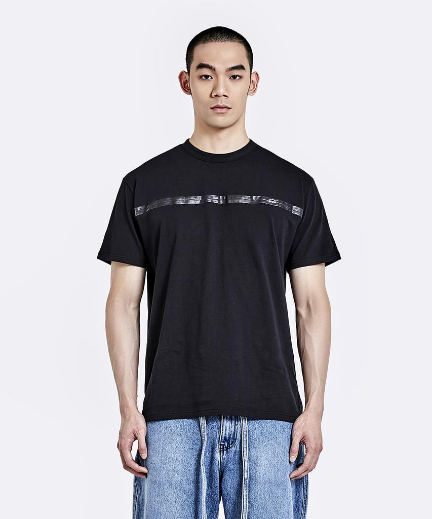 51Peosenteu Tape T-Shirt - Black