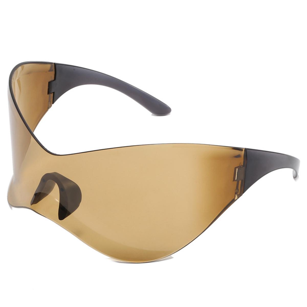 

One Piece of New Солнцезащитные очки мужские европейские и американские модные солнцезащитные очки женские коричневый