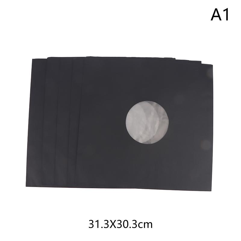 5Pcs 7/10/12Inch Vinyl Record Sleeves With Po Inner Bag Album Protective Covers Anti-Static Kraft Paper Record Jackets Bags
