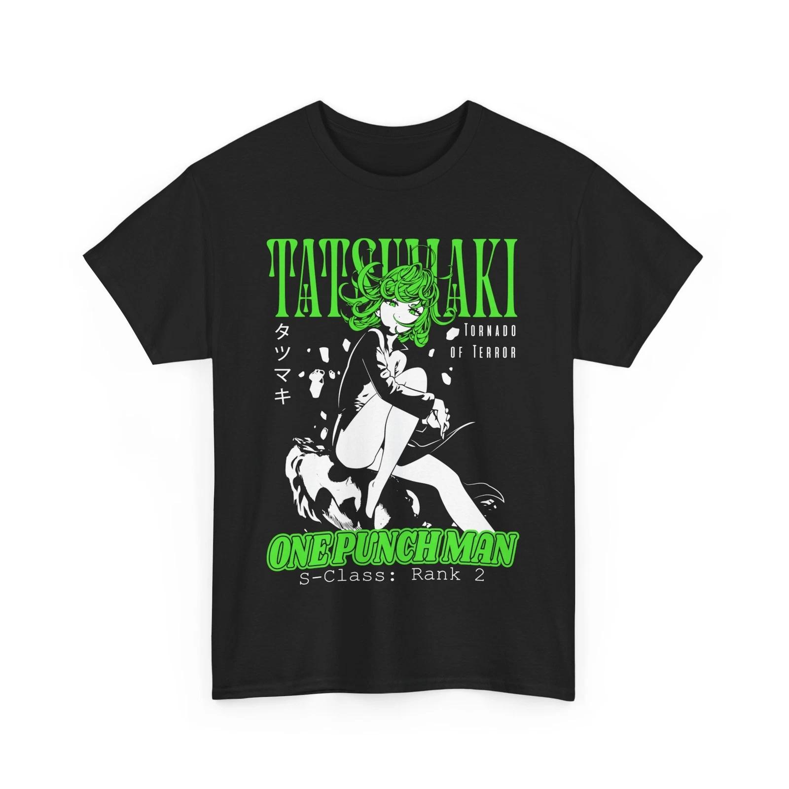 Tatsumaki Tshirt Anime Cartoon Tshirt Kawaii Fun Shirt for Men and Women Summer Cotton Comfortable Loose Fashion Top 3XL