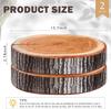 3D Decorative Round Pillows Cosy Wooden Log Style Ideal Round Cushion Ideal for Home Decor Add Fun Play To Sofa Sofa Bed