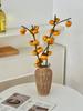 For Harvested Simulation Small Pumpkin Vase Decoration Living Room High-End Faux Een Plant Fruit Desktop Floral Art Decor