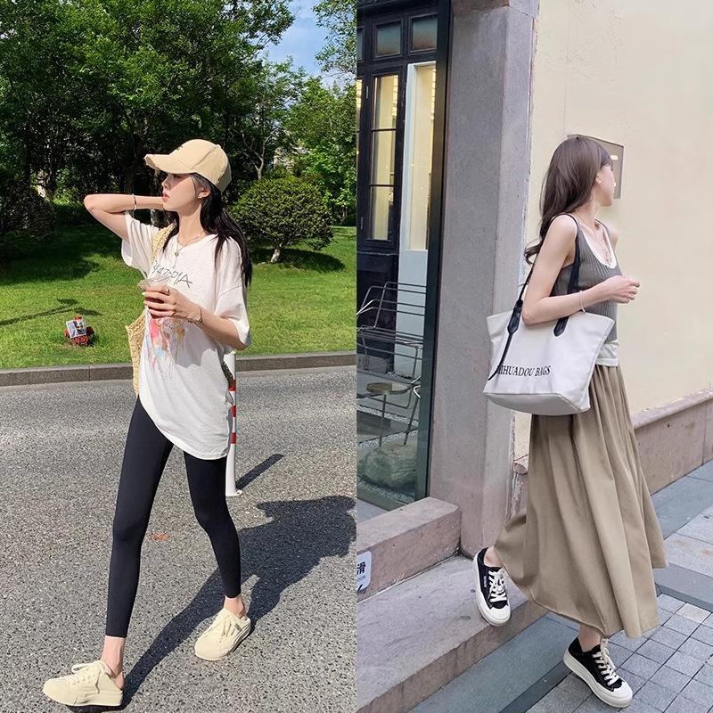 Grape mother studiolee~ 2025 new autumn small round head can be stepped on heel lace-up low-top casual style canvas shoes women