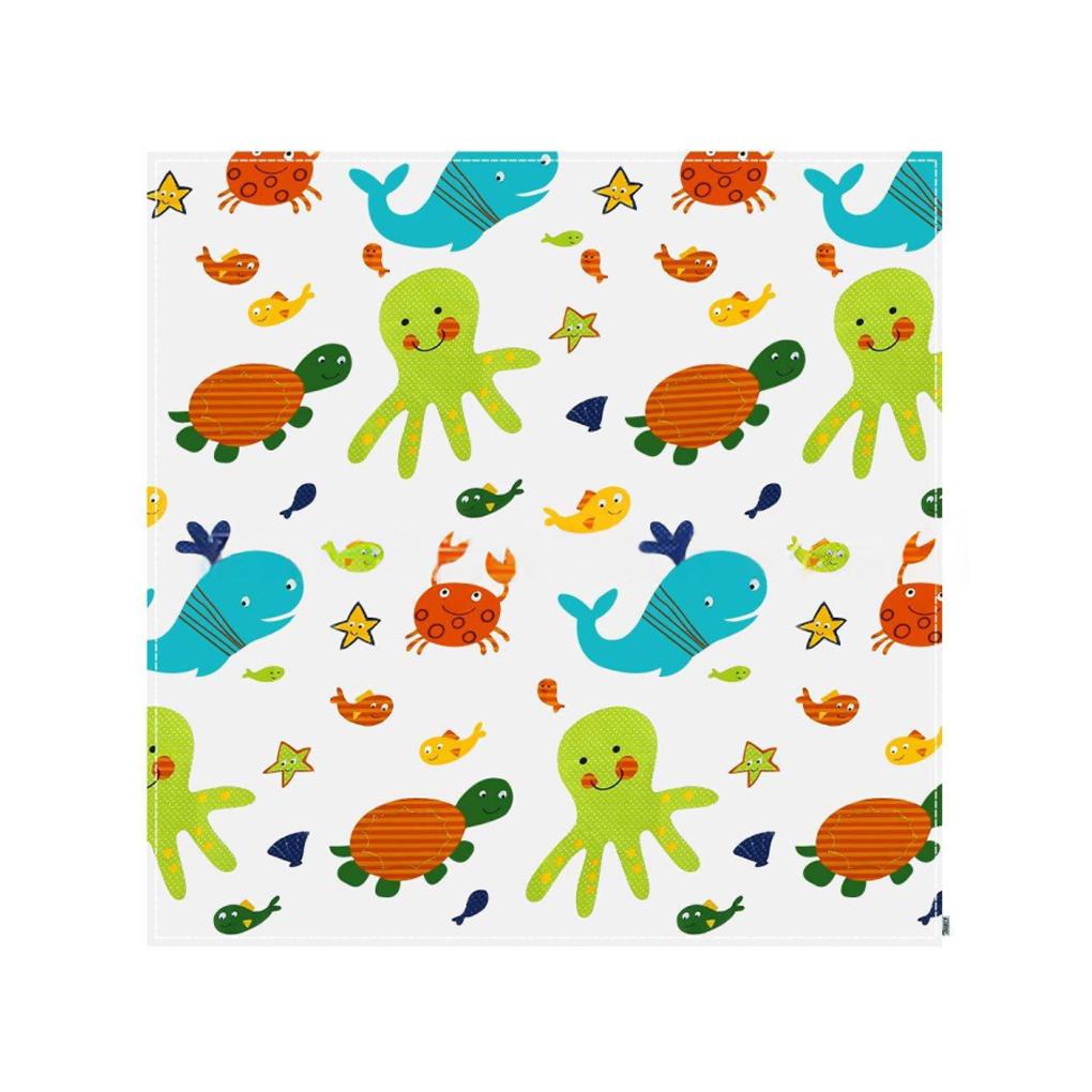 

Детский игровой коврик для стульчика Splat Mat Carpet Cartoon Soft Polyester Waterproof Children House Outdoors House Pick Pad 110*110cm