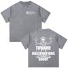 Forward Observations Group Skeleton Vintage Washed Tshirt Men Women Clothing Fashion Retro Oversized Casual T Shirt Streetwear
