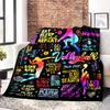 Volleyball Theme Home Customize Your Name Blankets Comfortable Soft Lightweight Allseason Multipurpose Blanket For Picnics Sofas Offices Beds Living