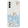 For Samsung Galaxy S24 FE Case Glowing In Dark 3D Butterfly Epoxy TPU Phone Cover