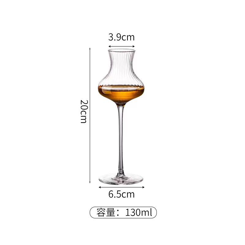 Designer Nosing Whisky Glass Liqueur, Lead-Free Crystal Wine Cup, Cognac Brandy Snifters, Whiskey Taster Fragrance Smell Goblet