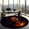 Pennywise (29) Round Office Rug Decorative Floor Rug for Office Bedroom Living Room and Home Space
