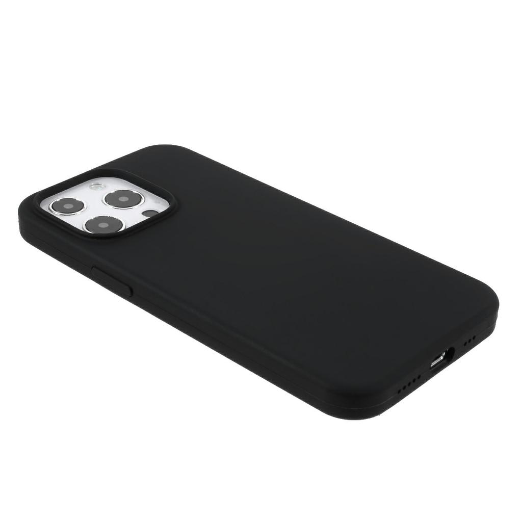 For iPhone 14 Pro Max Case Solid Silicone Shockproof Phone Back Cover