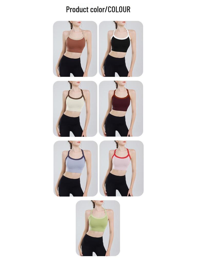 Shockproof Sleeveless Sports Bra: Quick-Dry Yoga Vest for Women