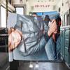 Rock Legend Johnny Halliday blanket Home Decor sofa blanket Digital printing Machine washable bedroom