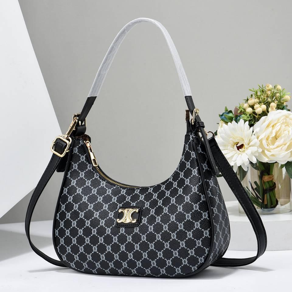 

Stylish High-quality Pu Bucket Bag For Women With Elegant Chain And Lock Closure Black