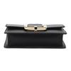 Bally Solid Color Vintage Square Buckle Flap Leather Envelope Clutch Shoulder Crossbody Mini Women Bags Black 6237076