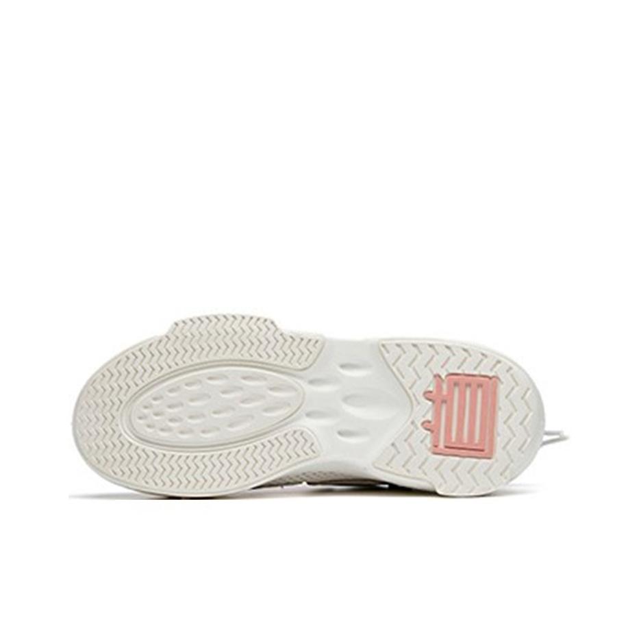 Anta Badass 6 Slip Resistant Shock Absorbing Durable Low Top Sneakers Women Sneakers White Pink 122028086-2