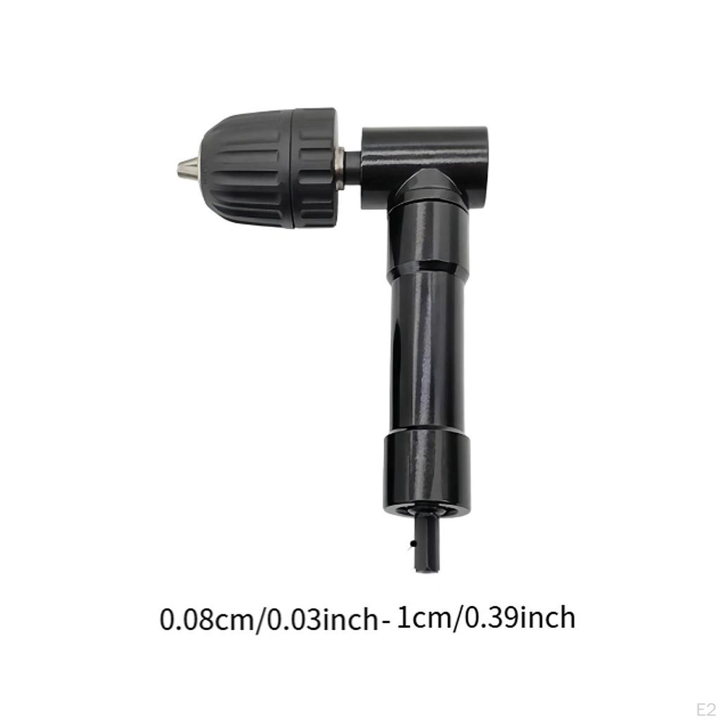 90 Degree Drill Adapter for Cordless Tools with 8mm Hex Shank