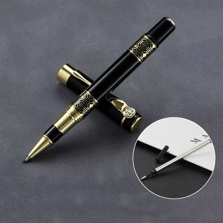 Metal Wood Grain Fountain Pen School Supplies Pens Student for Ballpoint Pen Stationery Supplies Fountain Pen High Quality