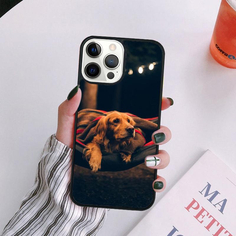 Golden Retriever Dog Phone Case For iPhone 17 Air 14 13 12 16Pro Max 15 11  Plus Max Cover Shell Coque