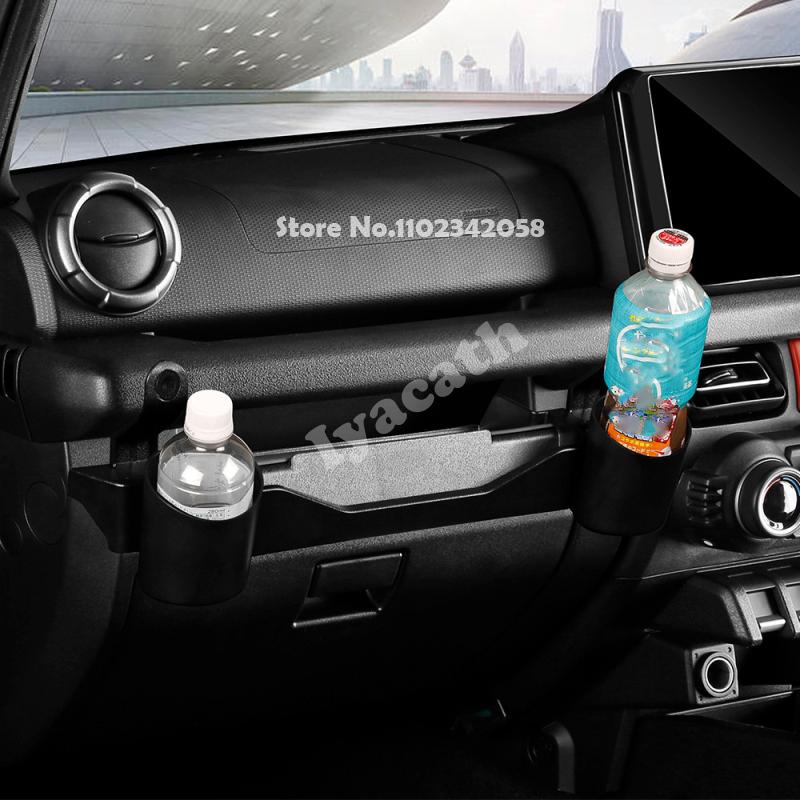 For Suzuki Jimny Nomade 2025 2026 ABS Copilot Passenger Tray Water Cup Holder Center Console Panel Cover Interior Accessories