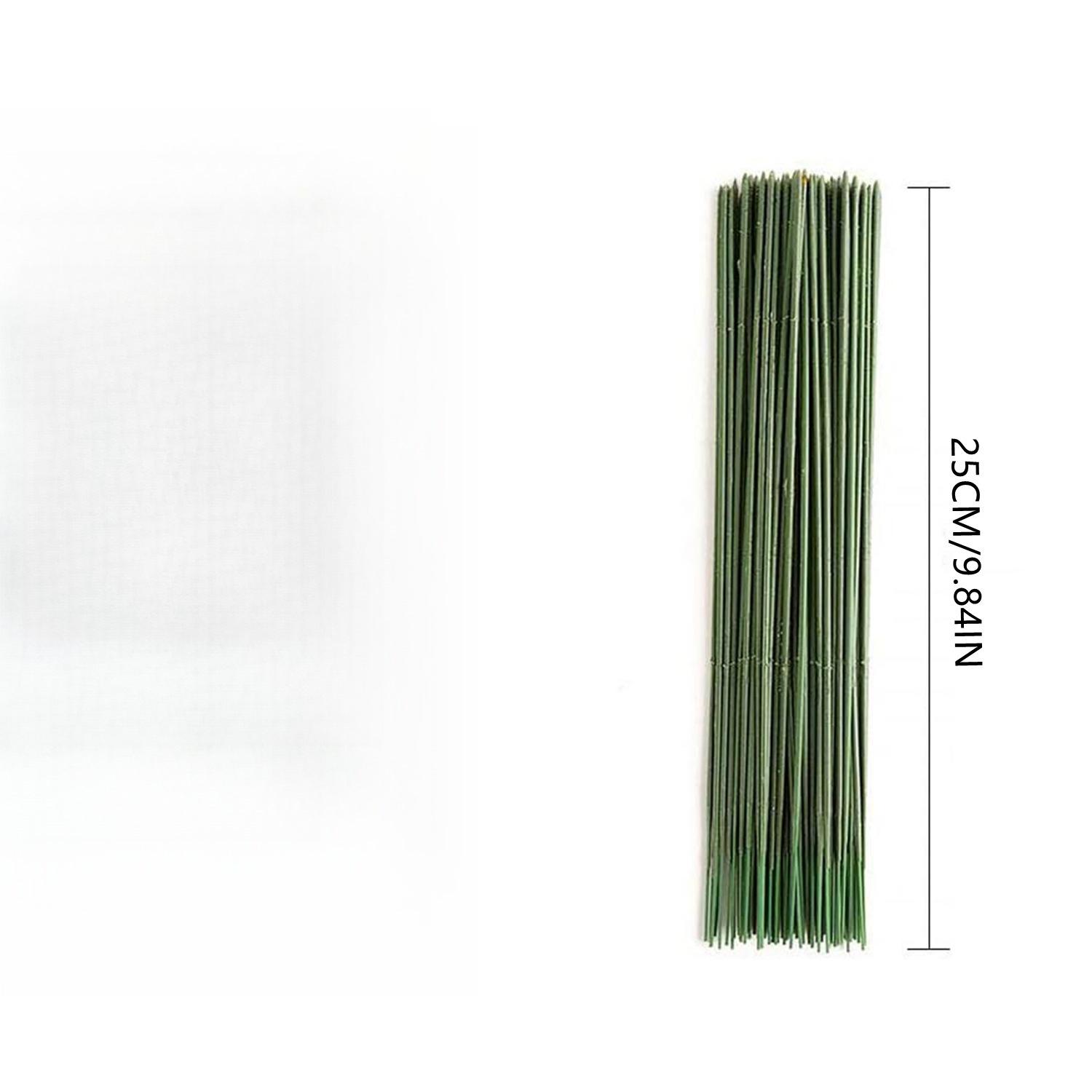 

17/25/см Зелений Дротяний Стрижень Симуляція Квіткової Стеблини Квіткова Гілка Мультяшна Формування Обгортковий Матеріал Реквізит для Фотозйомки Декорація Штучні Квіти 25cm 10pcs