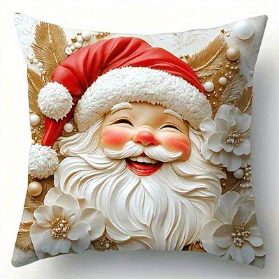 Home Decor Christmas-Themed Decorative Pattern Pillowcases Pattern Cushion Cover Suitable For Sofa Bedroom Car Pillow Cover