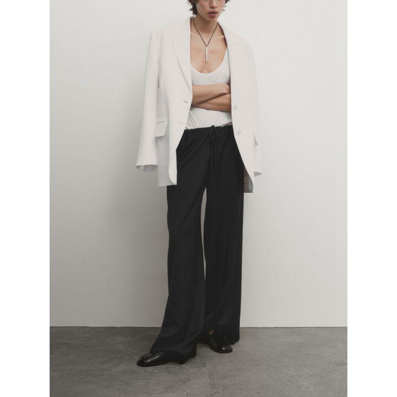 Za2024 Spring-Summer New Type Women's Clothing Gray U-Collar Tank Top Sleeveless T-shirt Tops 06202755 802