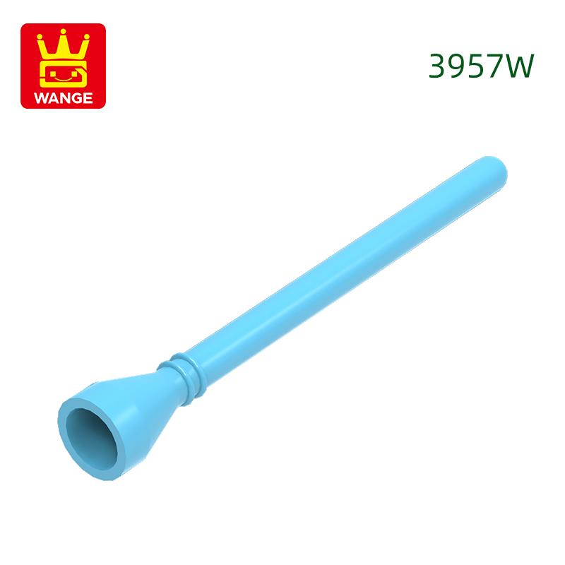 100Pcs/lot 3957w Antenna Flagpole Pillar Construction Block Moc Colour Accessories Works With featuring Brick DO IT YOURSELF Children's Toy Gift Idea
