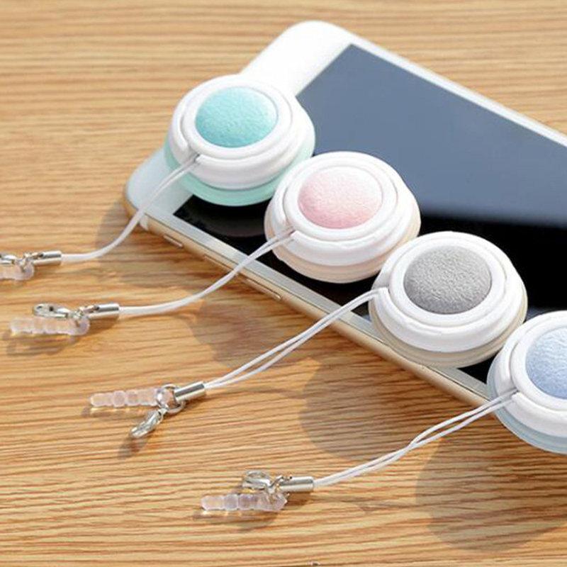 3Pcs Compact Screen Cleaner Wipes Macaron Design Lightweight Pocket Friendly Reusable Eyeglass Cleaner Cloths for Mobile Laptop