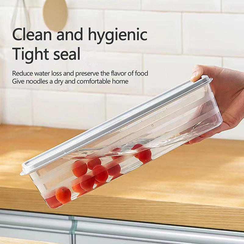 Noodle Spaghetti Container Kitchen Cereals Storage Box Sealed Jar Grain Spaghetti Tank Household Moisture-Proof Keep Fresh Box