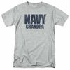 U.S. Navy Navy Grandpa T Shirt Mens Licensed USN USA Military Tee Sport Gray