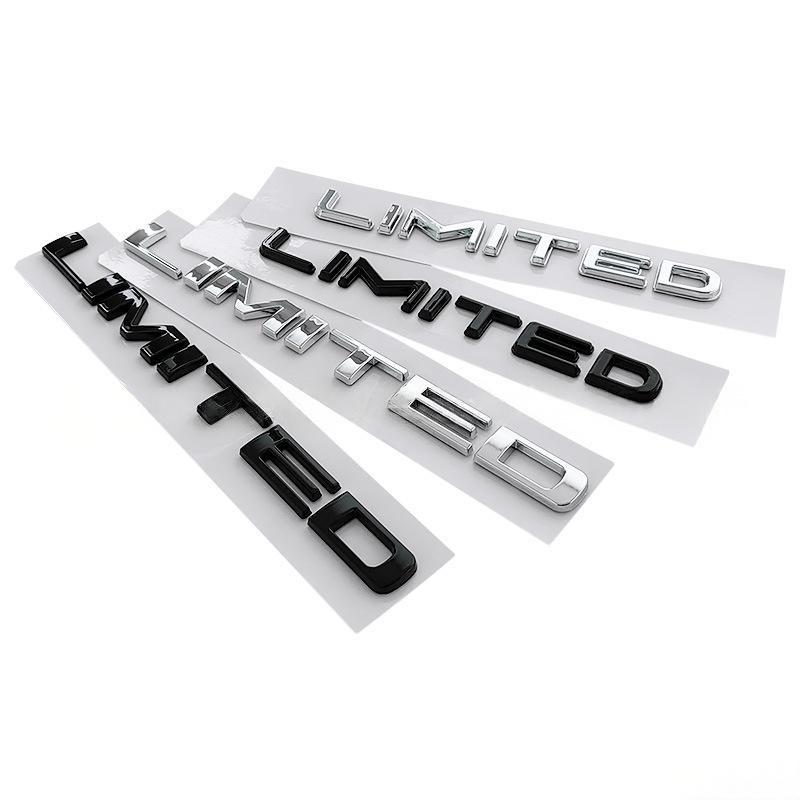 1X 3D ABS LIMITED Car Body Emblem Rear Trunk Badge Sticker for  Wrangler Tj Jk Jl Grand Cherokee Commander Renegade Liberty