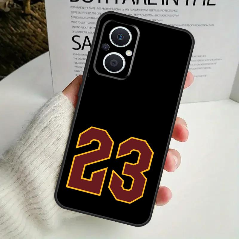 Basketball Number 23 Case For OPPO Reno 8T 4Z 5Z 8 10 11 Pro 4 5 6 7 Lite OPPO Find X6 Pro X3 X2 X5 Lite Cover