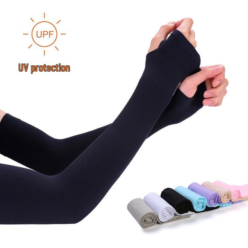 Herren Sommer UV-Schutz Eisseide Sonnenschutzärmel - Atmungsaktiv und Hautfreundlich