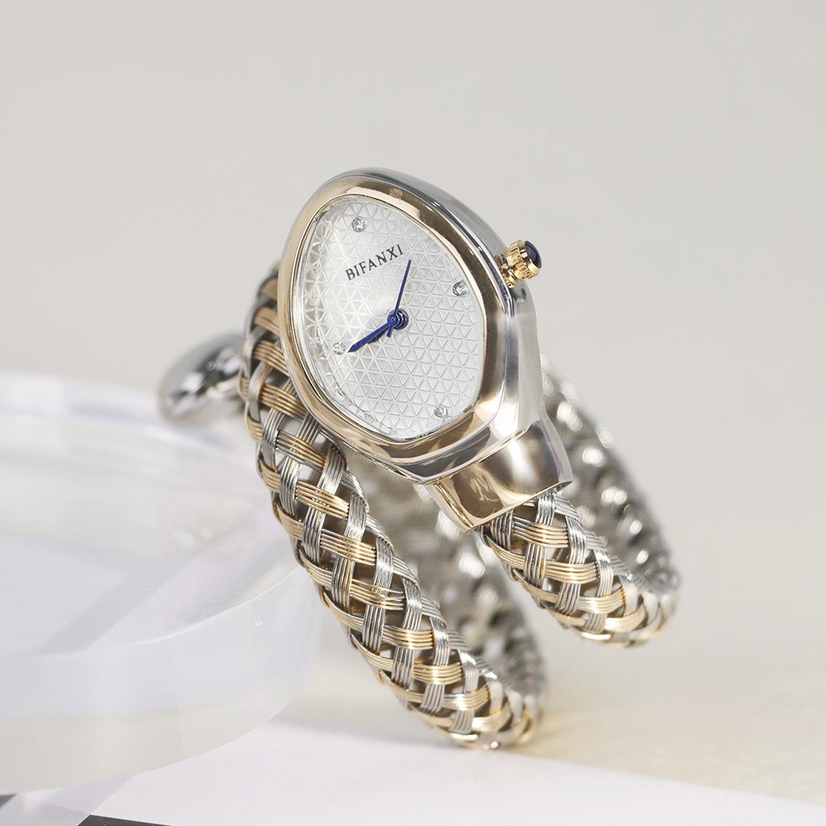 Snake Watch Middle East Creative Bracelet Watch Braided Strap Niche Women s Watch Snake Watch Steel Strap Watch