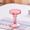 Creative High Footed Glass Candlestick Dining Table Wine Cabinet Decor Candle Stand Centerpiece for Table Wedding Dinning Party
