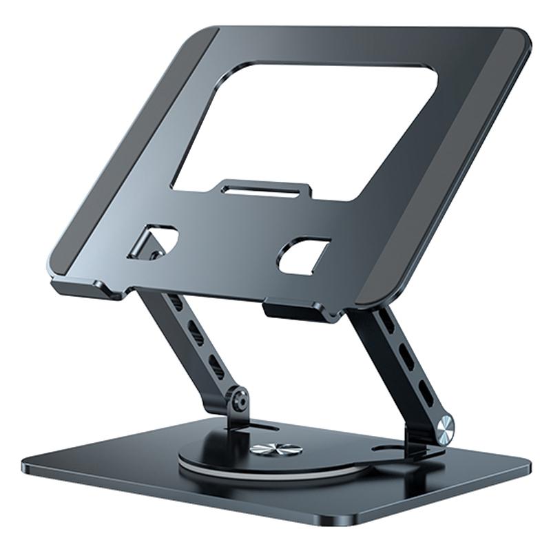YY-J29 Carbon Steel Foldable Laptop Bracket Heat Dissipation Rotatable Notebook Desktop Stand