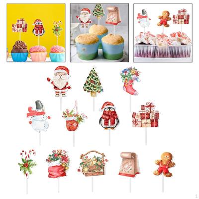 Cake Cup Flags Decorations Not Easy To Deform Cupcake Toppers for Birthday