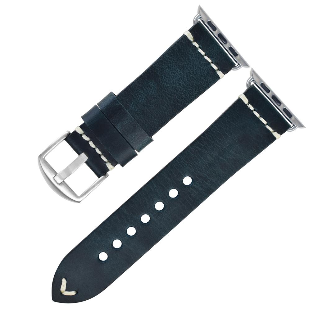 Applicable To Apple Watch Leather Strap Apple Watch Iwatch8 Men'S S7 Women'S Strap