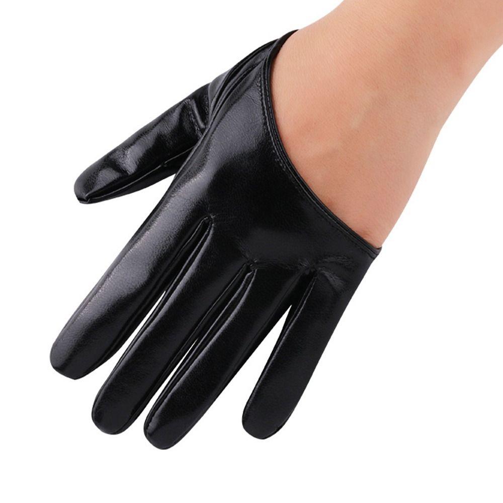 Mănuși cu degete performante pentru doamne, pentru condus, rochie, mănuși din piele PU, mănuși cu cinci degete, mănuși Cosplay