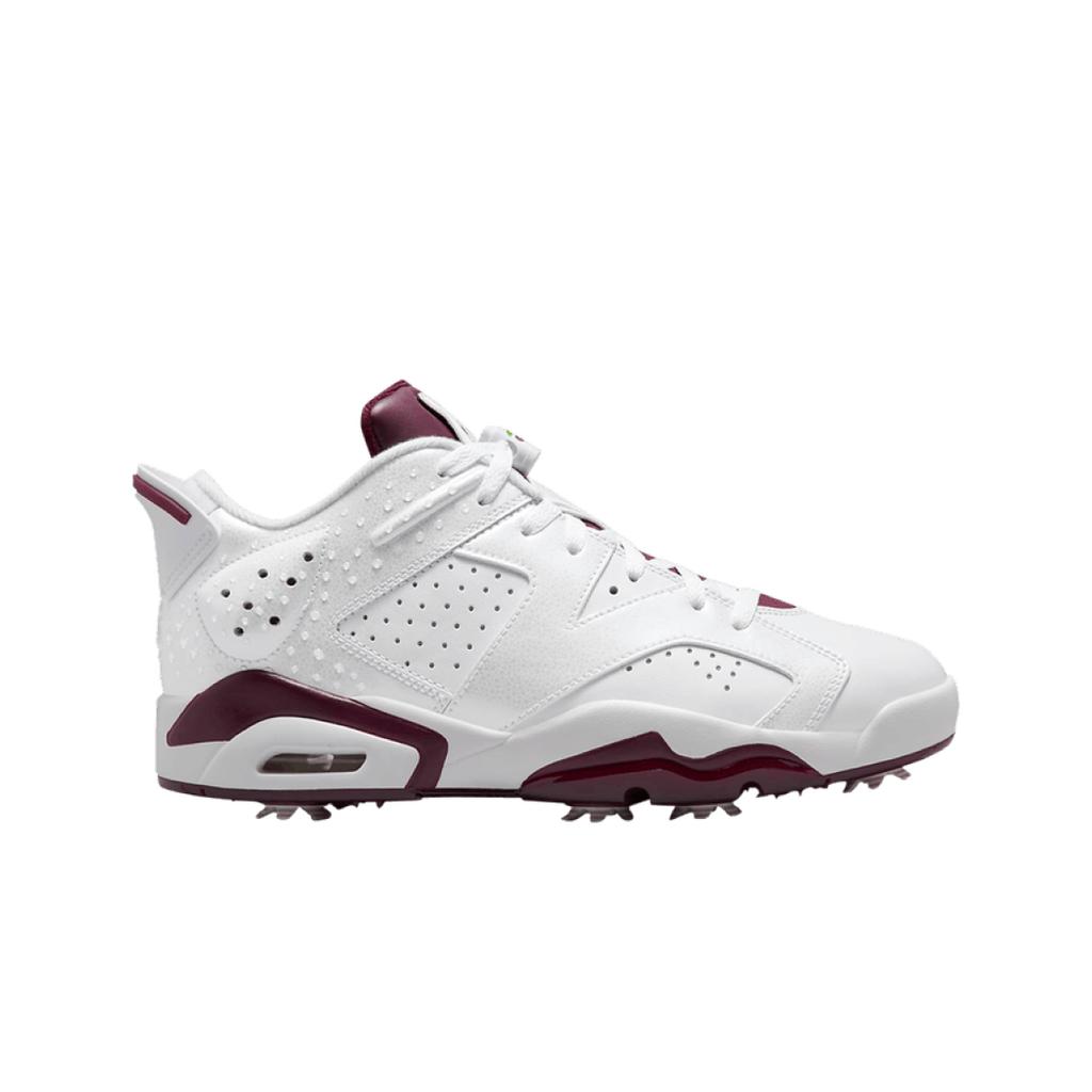 Jordan 6 Retro Low Golf White And Bordeaux