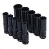 Inch Deep Socket Set of 8mm To 24mm Long Ratchet Impact Wrench Tool Set To 24mm Set of Lanx.12.7mm 1/2 10, Size, Extension, (8mm Size, 10)