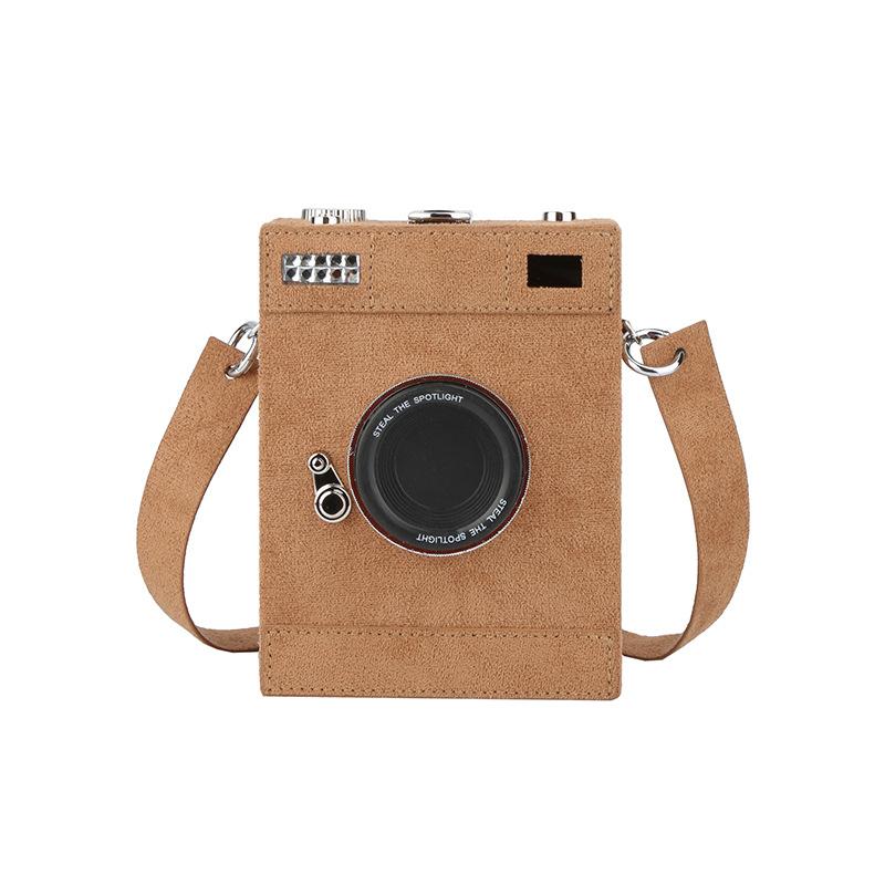 Textured new women's bag fashion camera box bag retro shoulder messenger women's bag
