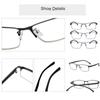 Square for Men Fashion Flat Mirror Prescription Glasses Eye Glasses Frames Business Eyeglasses Anti Blue Light