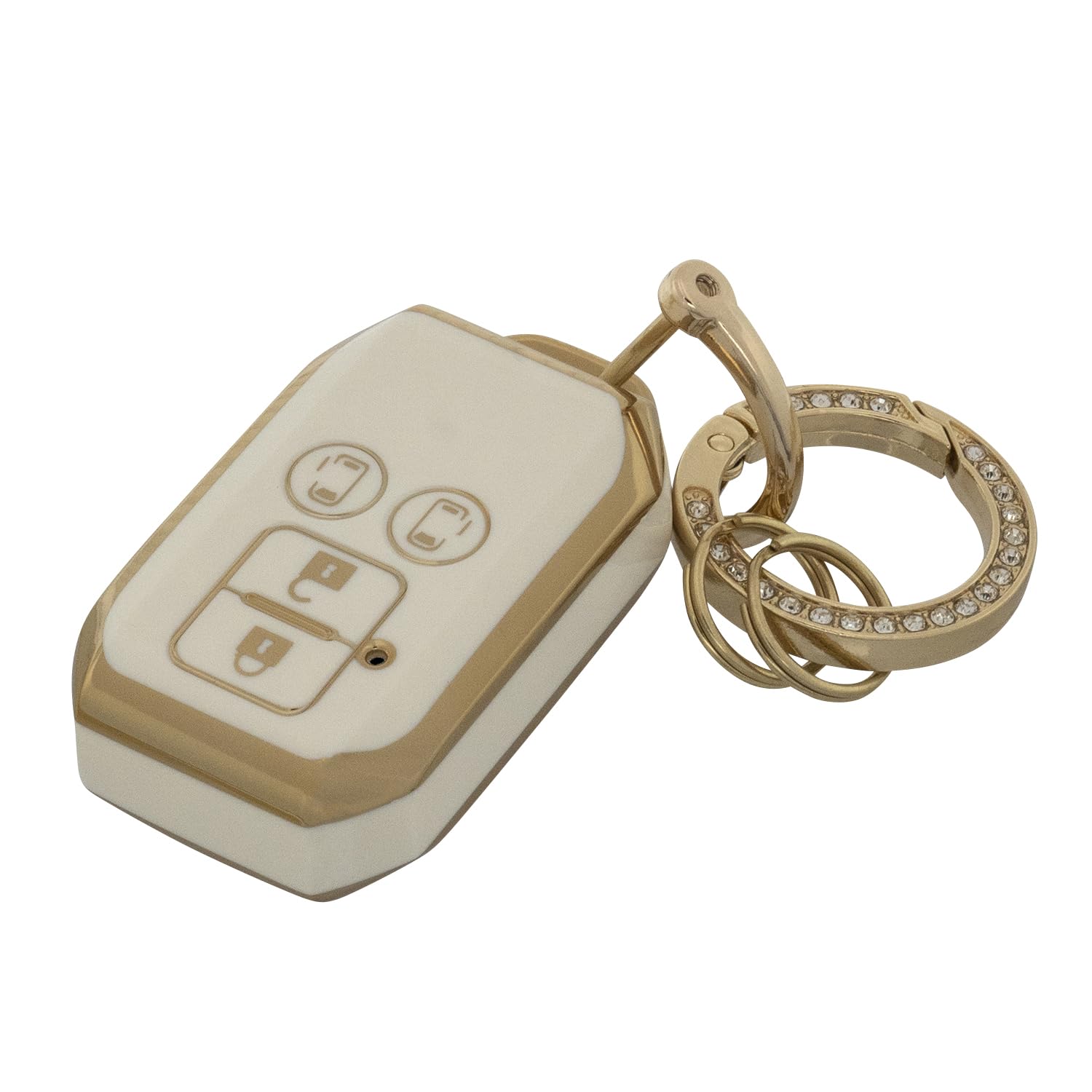 [SKYBELL] Key Case Suzuki Key Cover Compatible with Spacia Crosby Free size белый